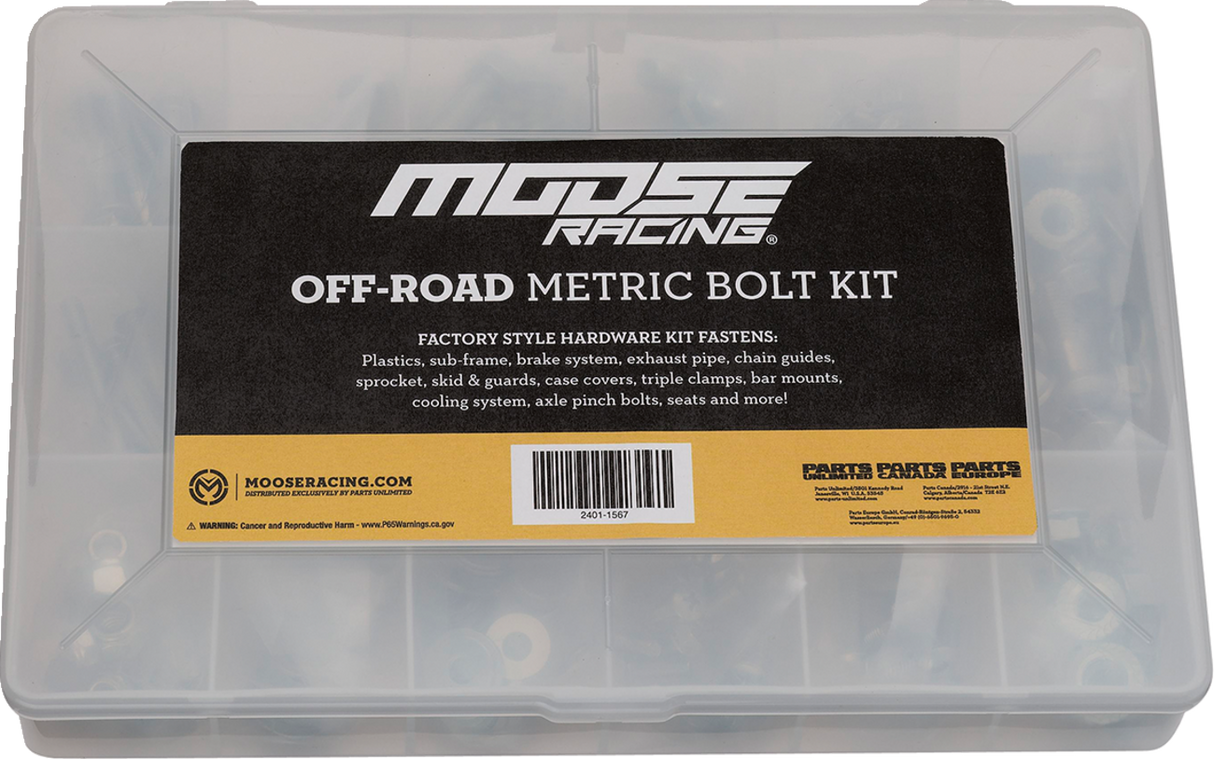 MOOSE RACING Bolt Kit - Metric BKP-02