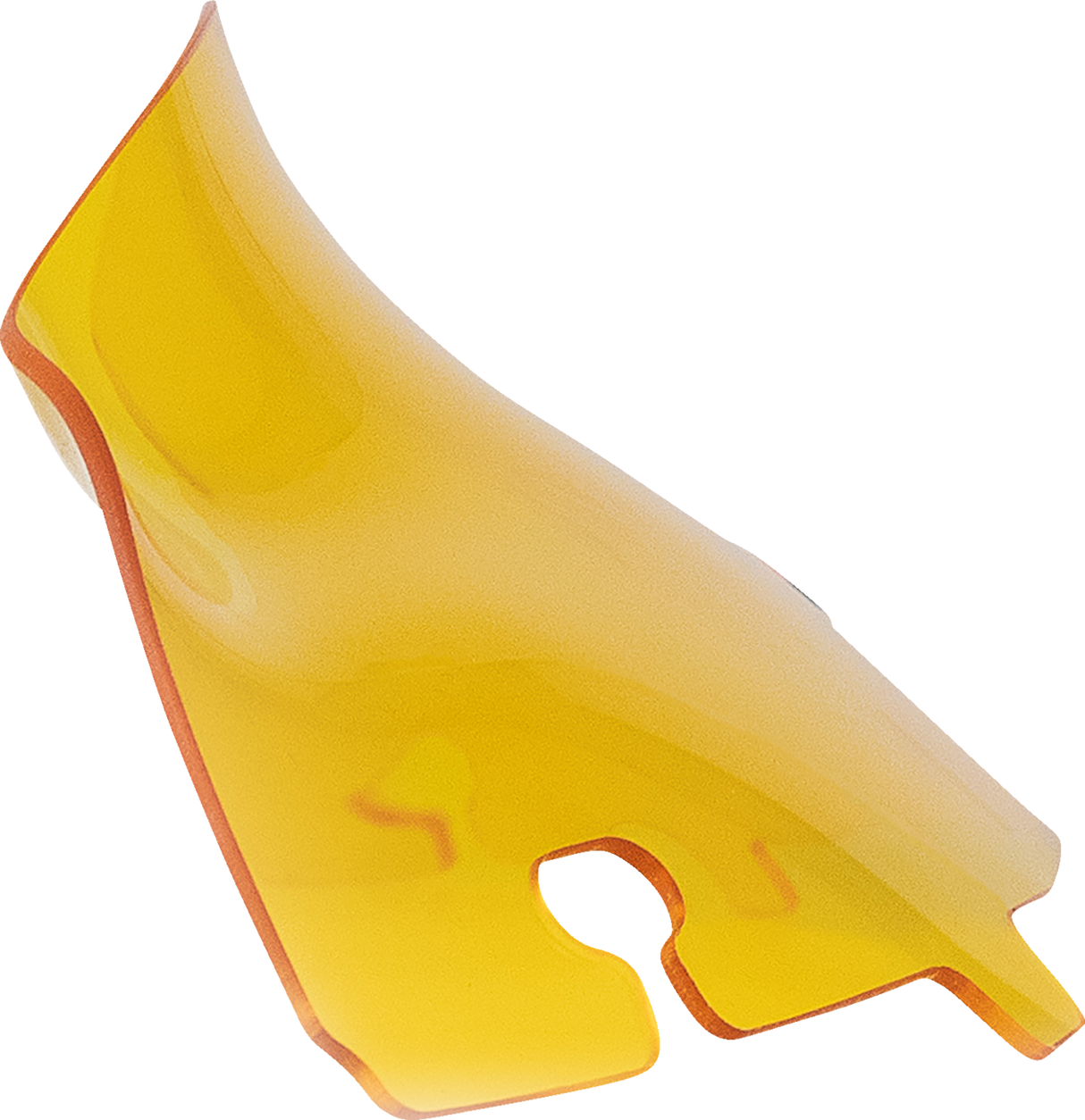 KLOCK WERKS Kolor Flare™ Sport Windshield - 4" - Yellow - FLH KWW-01-0676