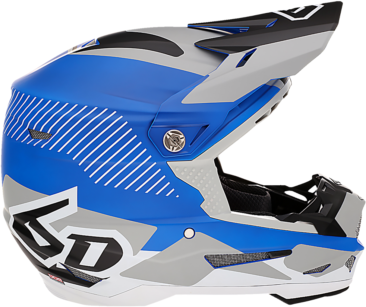 6D ATR-2 Motorcycle Helmet - Fusion - Blue - Small 12-2925