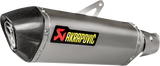 Akrapovic Exhaust Kawasaki Ninja 400 2018-2024 Slip-On Line Muffler in Titanium S-K4SO7-HRT