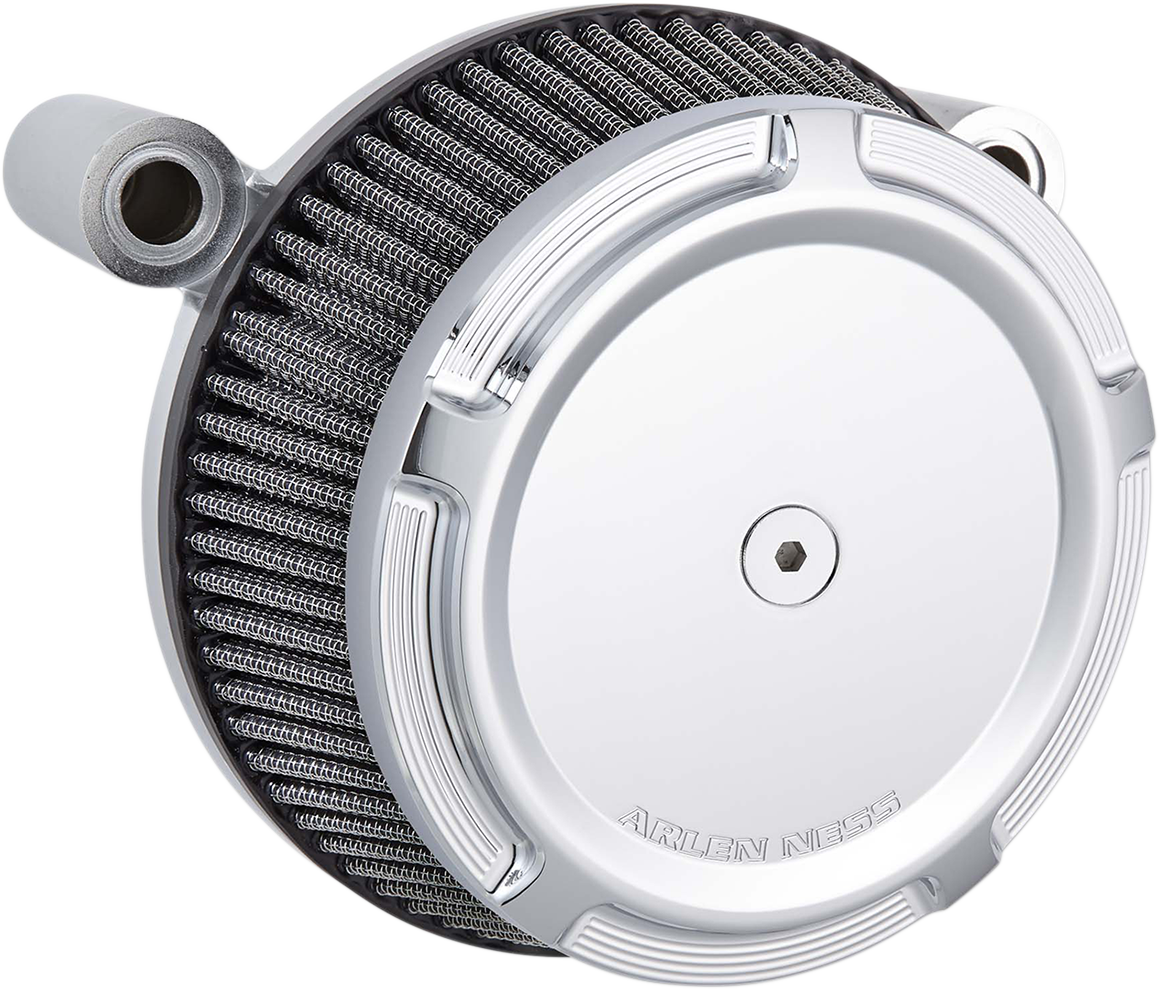 ARLEN NESS Beveled Synthetic Stage-1 Air Cleaner - Chrome 50-845