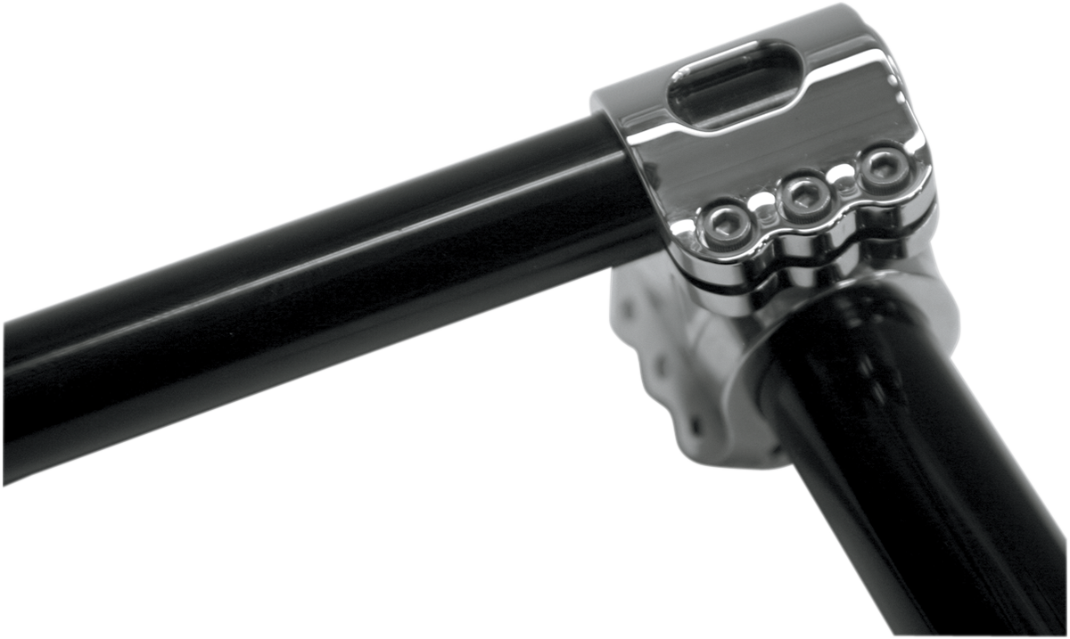 KLOCK WERKS Handlebar - Klip Hanger - 12" - Black/Chrome KWH-04-9011-BC