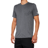 100% Mission Athletic T-Shirt - Charcoal - Medium 20014-00011