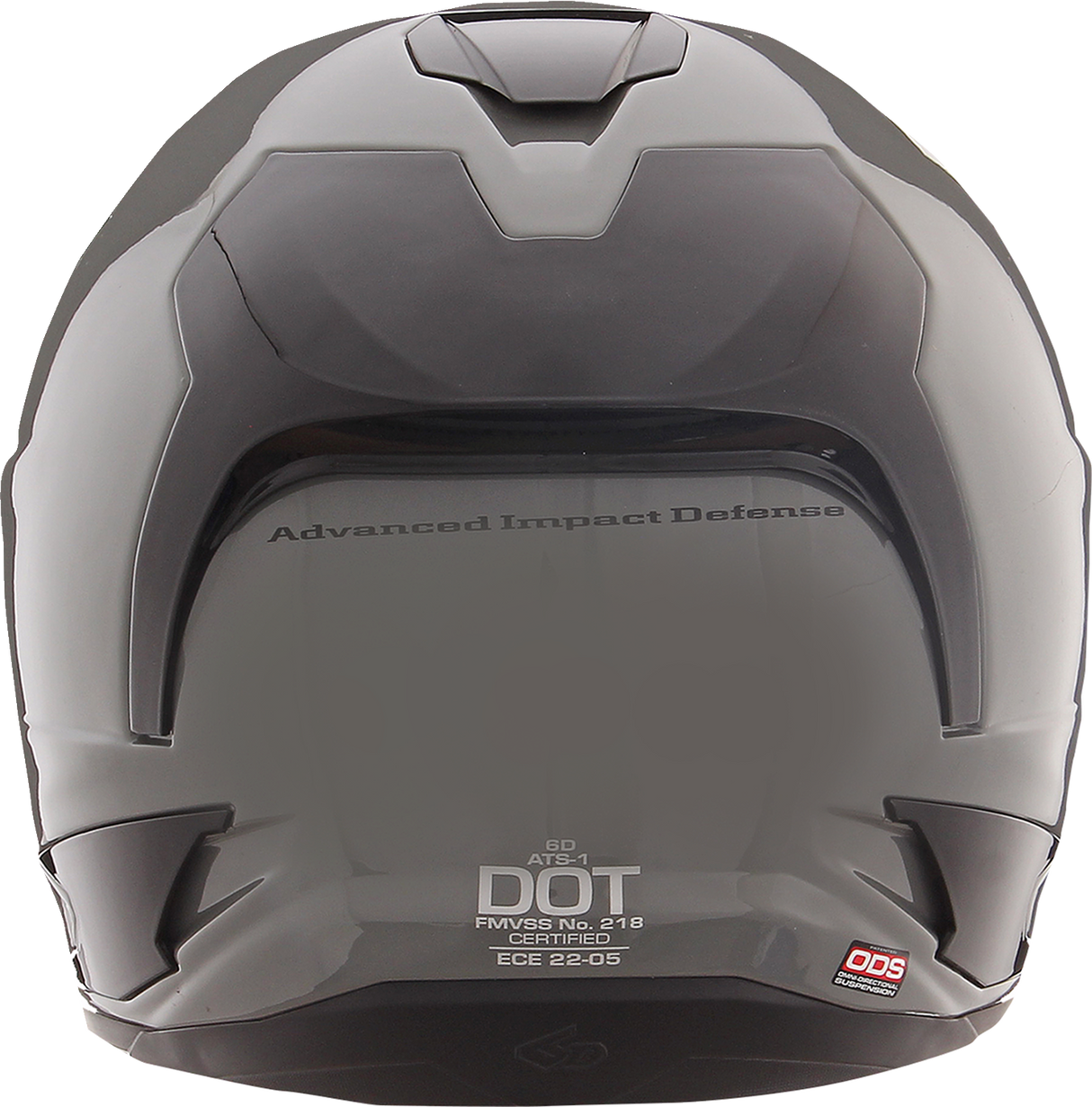 6D ATS-1R Motorcycle Helmet - Gloss Gray - Small 30-0975