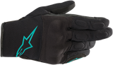 ALPINESTARS Women Stella S-Max Drystar® Gloves - Black/Teal - XS 3537620-1170-XS