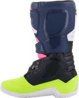 ALPINESTARS Tech 3S Boots - Black/Blue/Pink/White/Yellow - US 5 2014018-1176-5