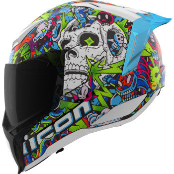 ICON Ultraflite Helmet - Doodle 3 - MIPS® - Blue - 3XL 0101-18067