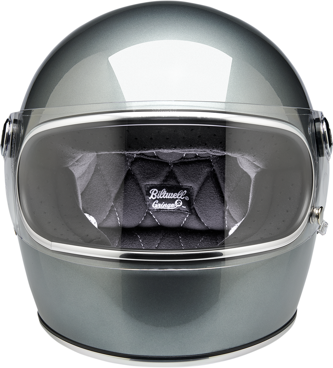 BILTWELL Gringo S Motorcycle Helmet - Metallic Sterling - XS 1003-340-101