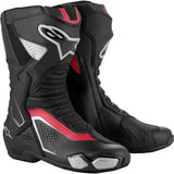 ALPINESTARS SMX-6 V3 Vented Boots - Black/Silver/Red - US 11.5/EU 46 2223225-199-46