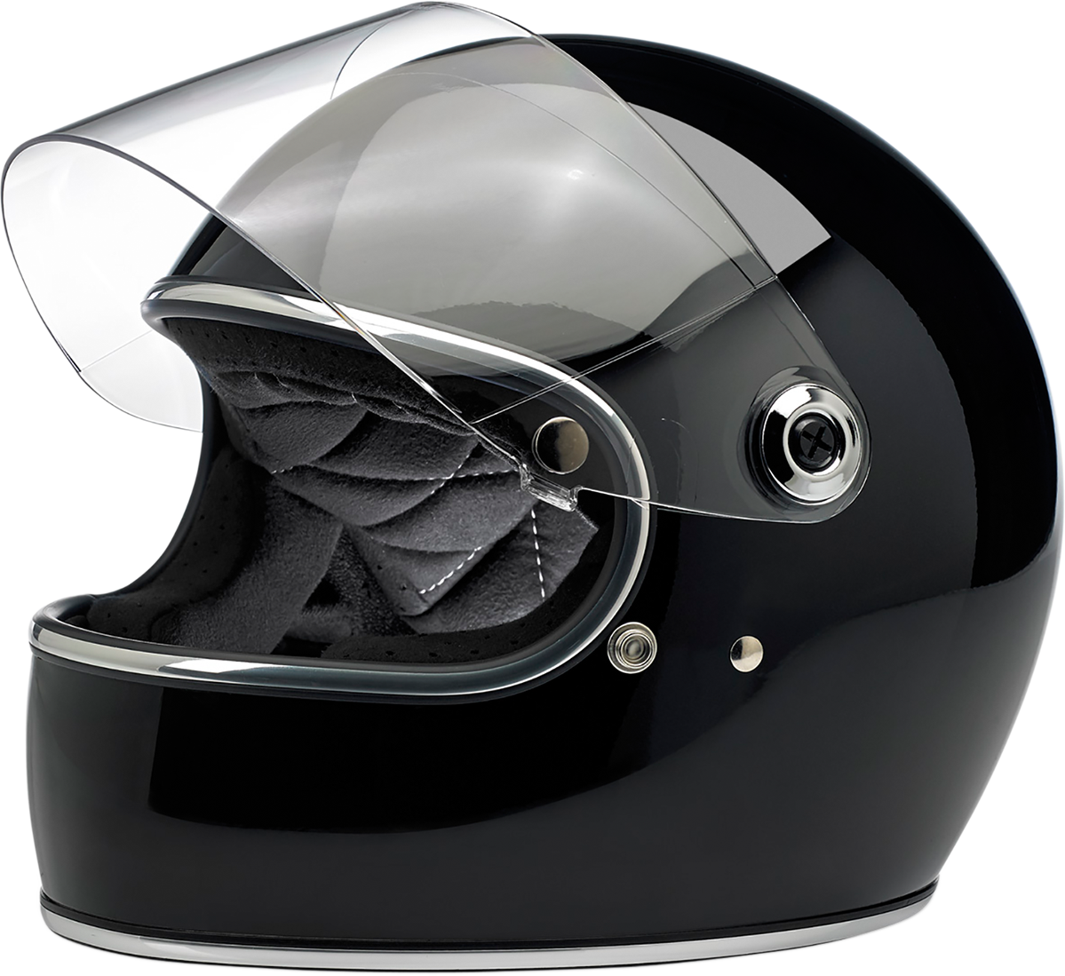 BILTWELL Gringo S Motorcycle Helmet - Gloss Black - XS 1003-101-101