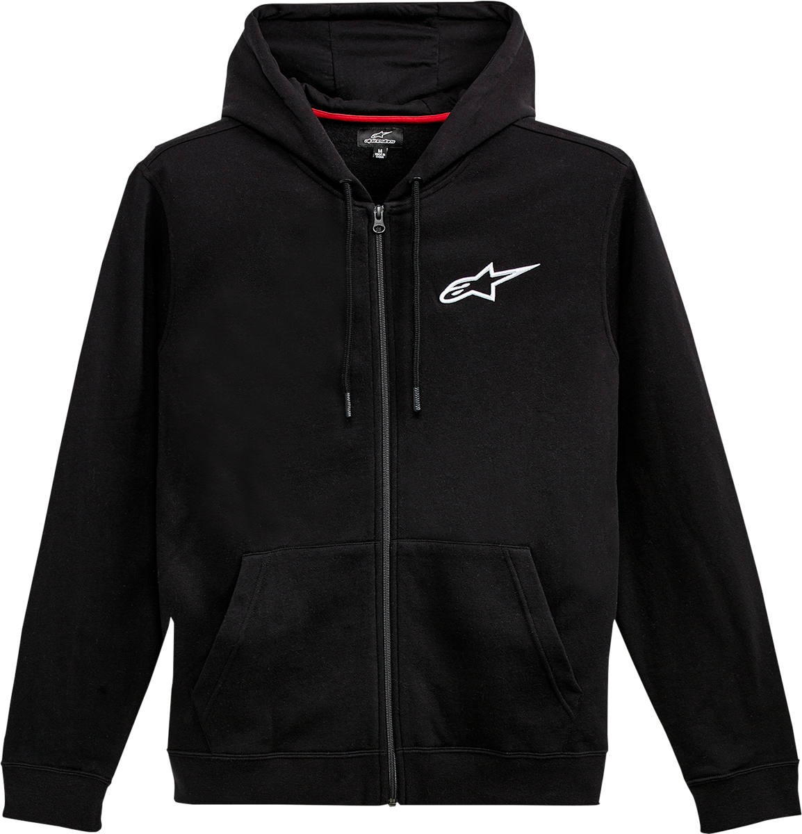 ALPINESTARS Ageless Zip Hoodie - Black/White - 2XL 12125360010202X