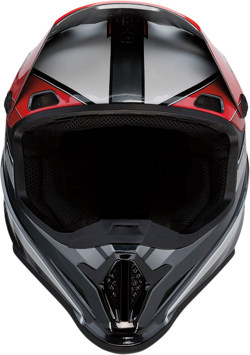 Z1R Rise Motorcycle Helmet - MC - Red/Gray - Large 0110-7211