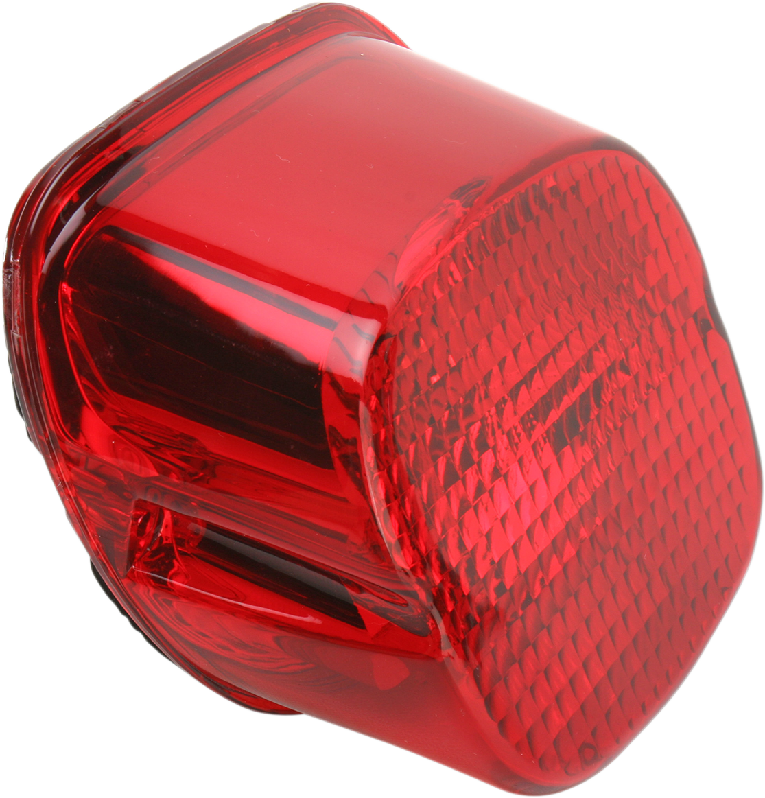 DRAG SPECIALTIES Taillight Lens - Bottom Tag Window - Red 12-0411D