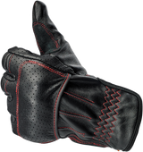 BILTWELL Borrego Gloves - Redline - Large 1506-0108-304