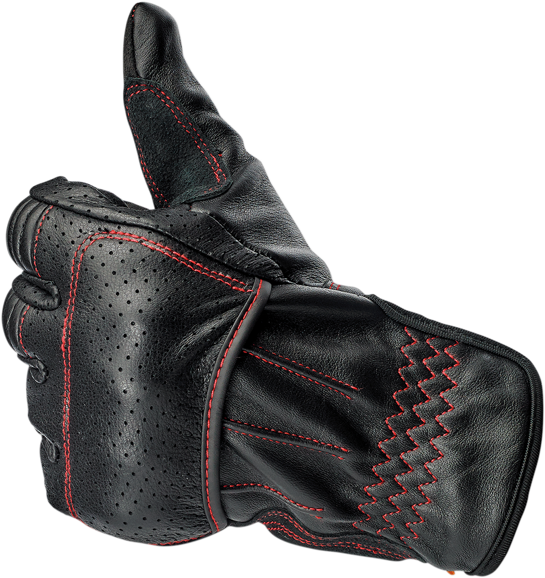 BILTWELL Borrego Gloves - Redline - Medium 1506-0108-303