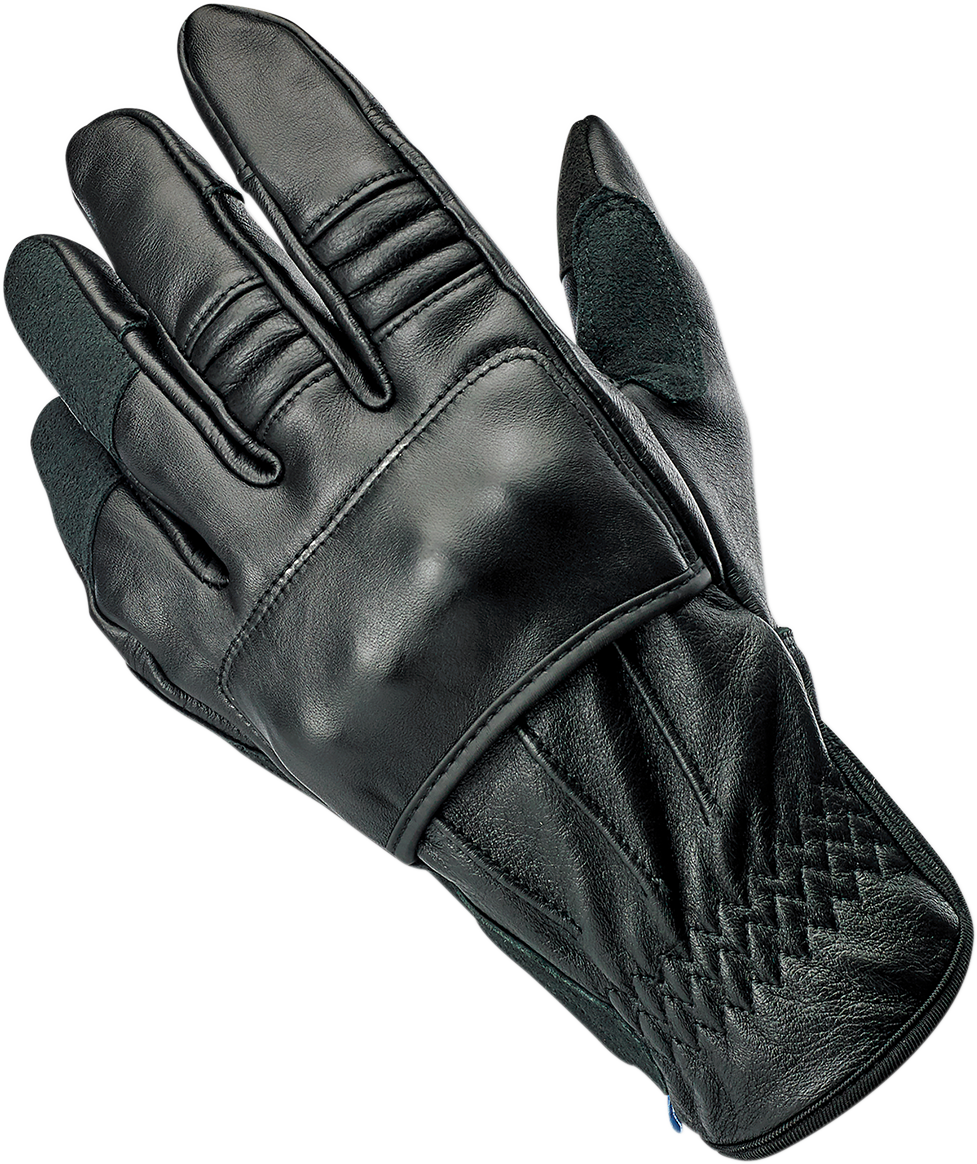 BILTWELL Belden Gloves - Black - Medium 1505-0101-303