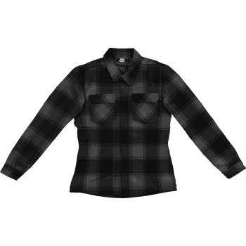ICON  Women's Fallblock CX Flannel Jacket - Black - 2XL 2822-1674