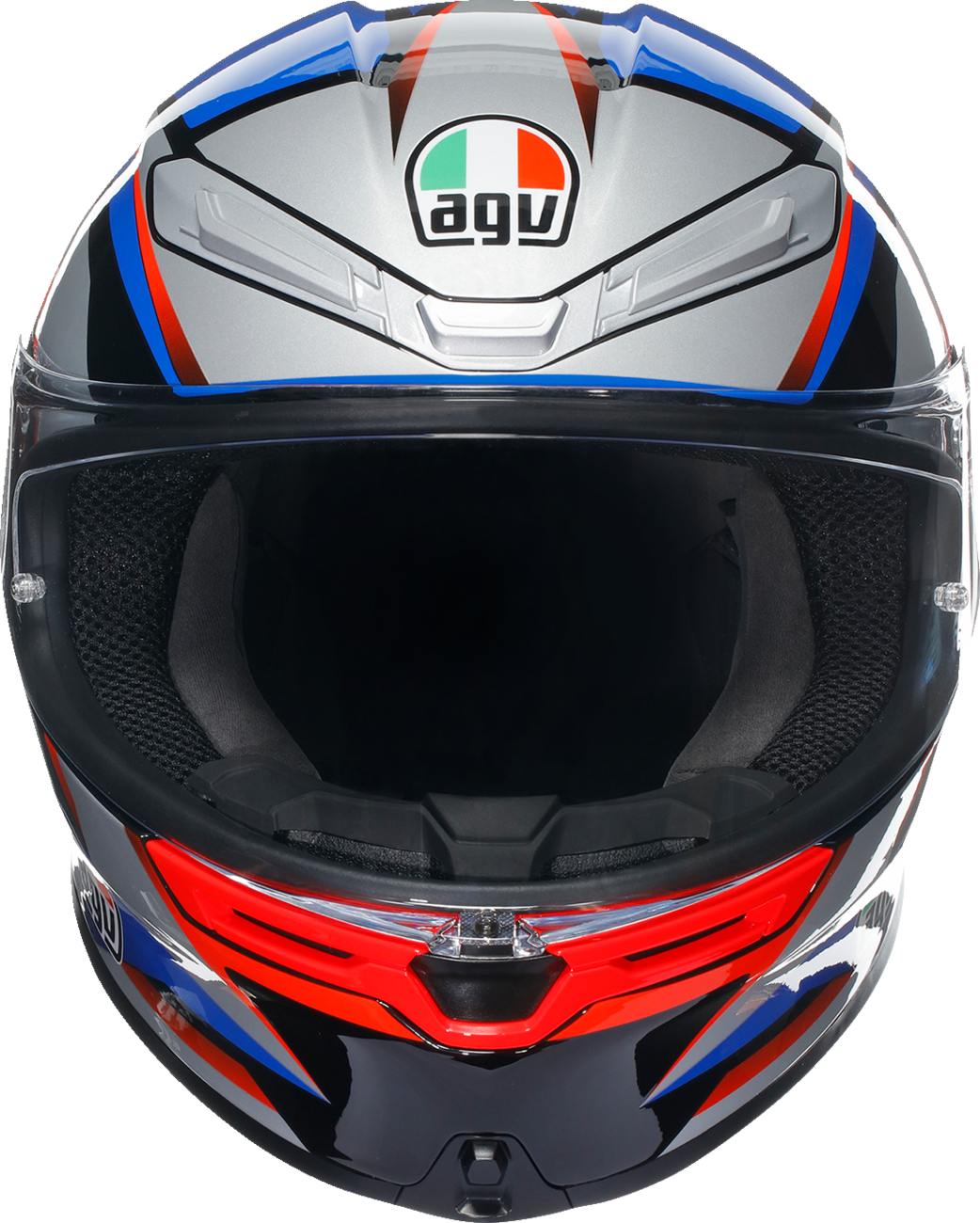 AGV K6 S Motorcycle Helmet - Slashcut - Black/Blue/Red - Large 2118395002015L