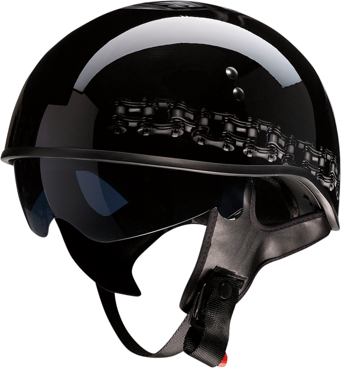 Z1R Vagrant Motorcycle Helmet - FTW - Black/Gray - Small 0103-1319