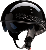 Z1R Vagrant Motorcycle Helmet - FTW - Black/Gray - Small 0103-1319