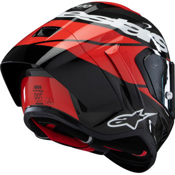 ALPINESTARS Supertech R10 Motorcycle Helmet - Element - Carbon/Red/White - 2XL 8200324-1363-XXL