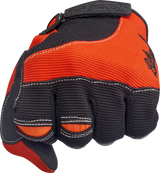 BILTWELL Moto Gloves - Orange/Black - Medium 1501-0106-003