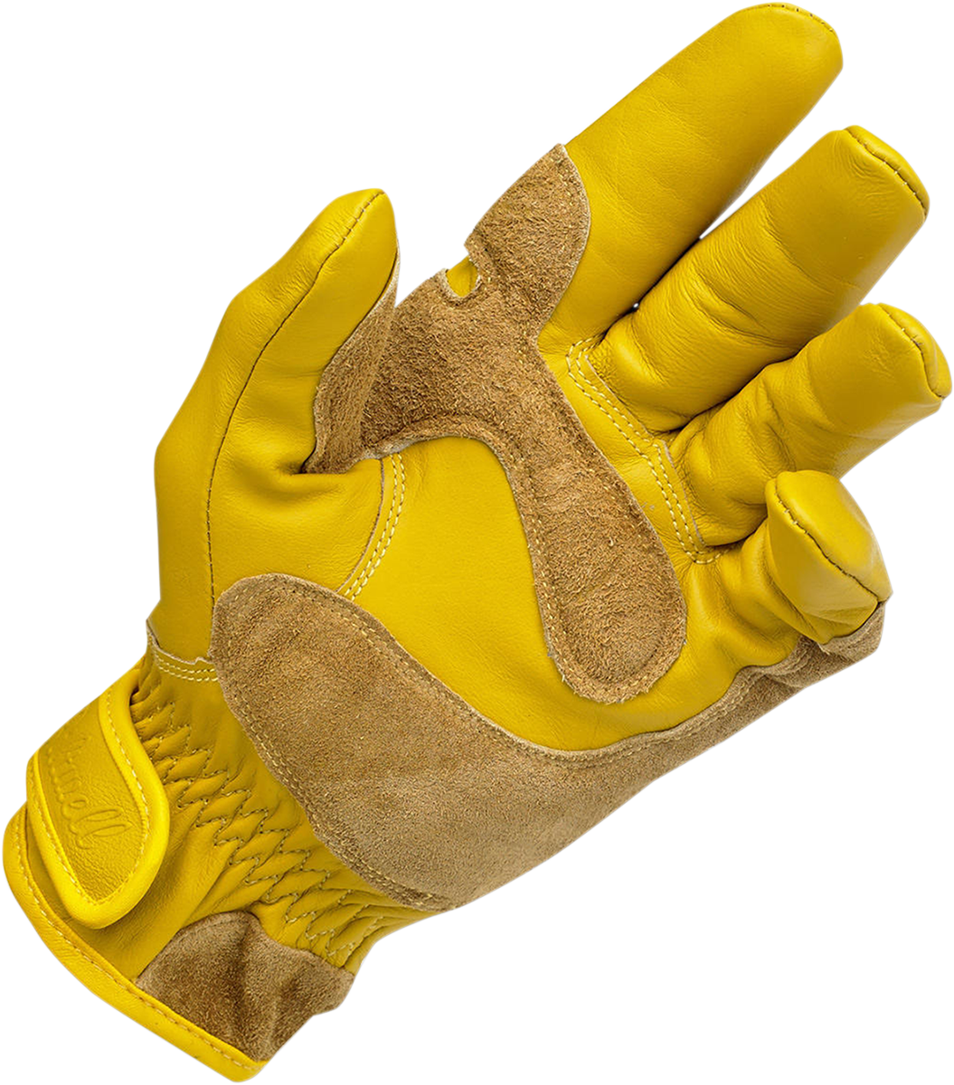 BILTWELL Work Gloves - Gold/Suede - 2XL 1503-0707-006