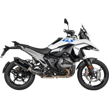 BMW R1300GS 2024 Exhaust, Akrapovic Slip-On Muffler in Titanium Black S-B13SO4-HJGTBL