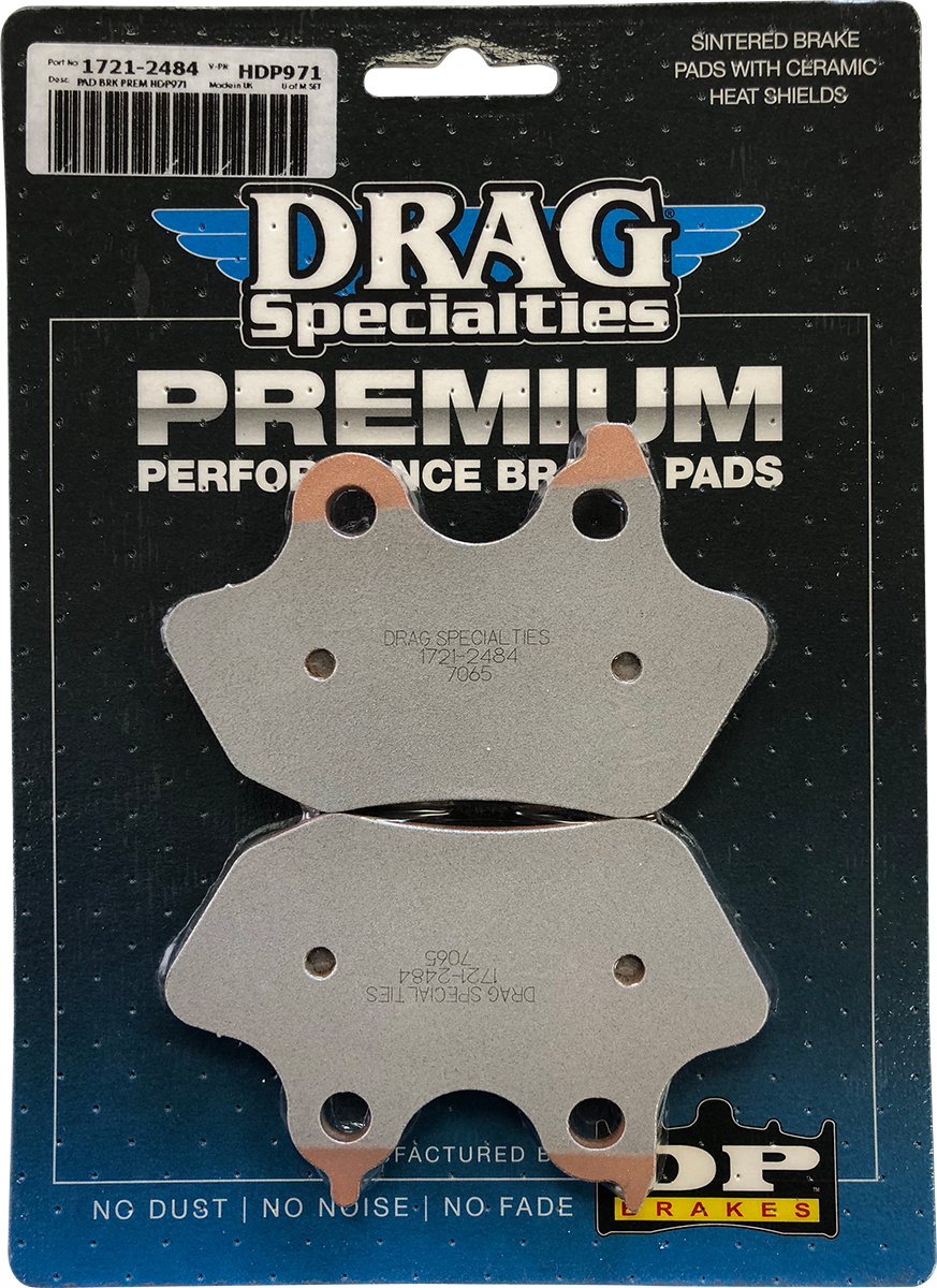 DRAG SPECIALTIES Sintered Brake Pads - Softail HDP971