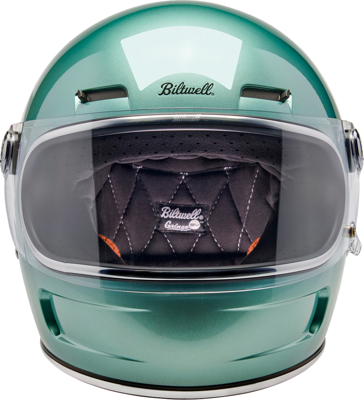 BILTWELL Gringo SV Motorcycle Helmet - Metallic Seafoam - Large 1006-313-504