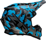 Z1R Rise Motorcycle Helmet - Camo - Blue - Medium 0110-6087