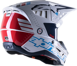 ALPINESTARS SM5 Motorcycle Helmet - Action - Gloss White/Cyan/Black - XL 8306122-2077-XL