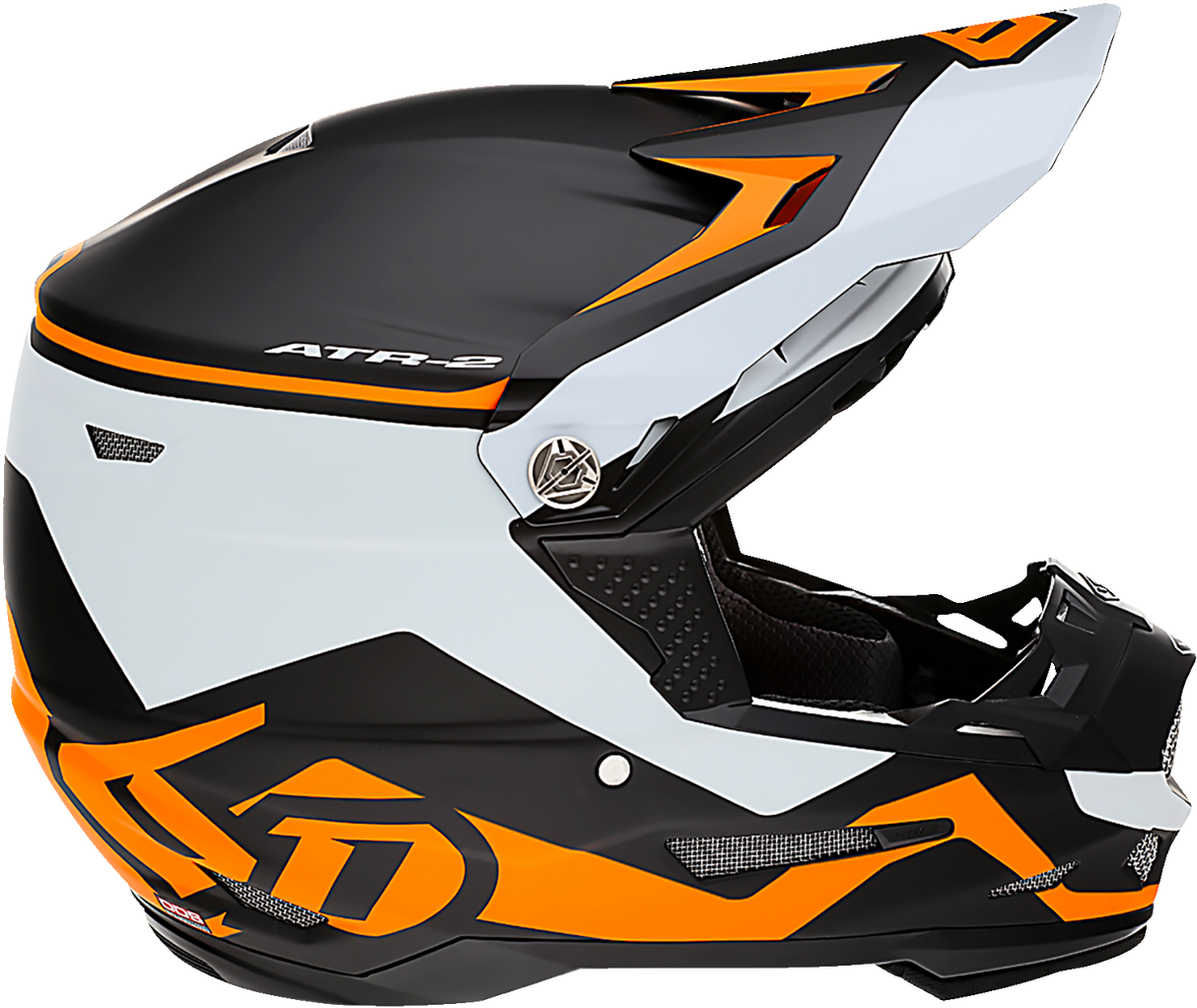 6D ATR-2 Motorcycle Helmet - Drive - Neon Orange - XS 12-2754