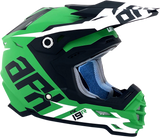 AFX FX-19R Motorcycle Helmet - Racing - Matte Green - Large 0110-7080