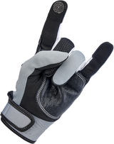 BILTWELL Baja Gloves - Gray - XS 1508-1101-301