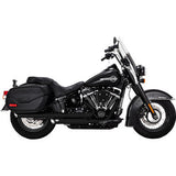 VANCE & HINES Twin Slash Slip-On Mufflers - PCX™ - Black 46379