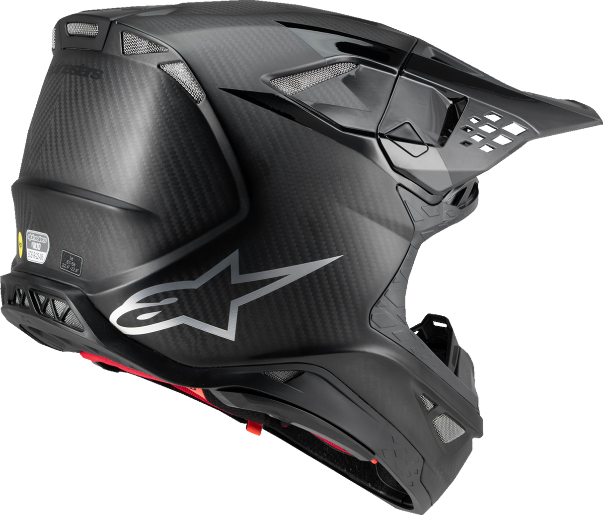 ALPINESTARS Supertech M10 Motorcycle Helmet - Fame - MIPS® - Black Carbon - Medium 8300423-1902-M