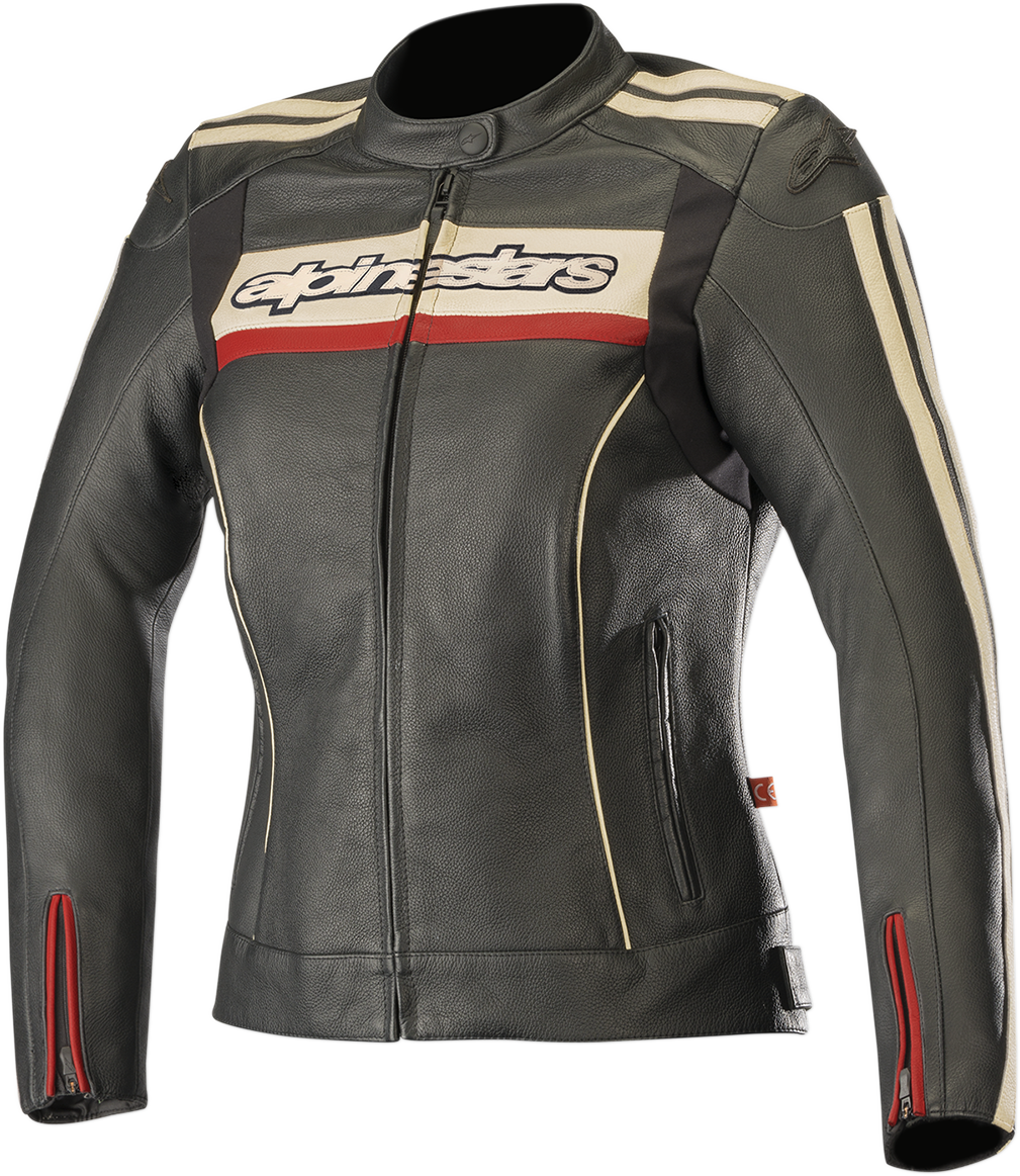 ALPINESTARS Women Stella Dyno v2 Jacket - Black/Red - US 28 / EU 44 3112518-1830-44