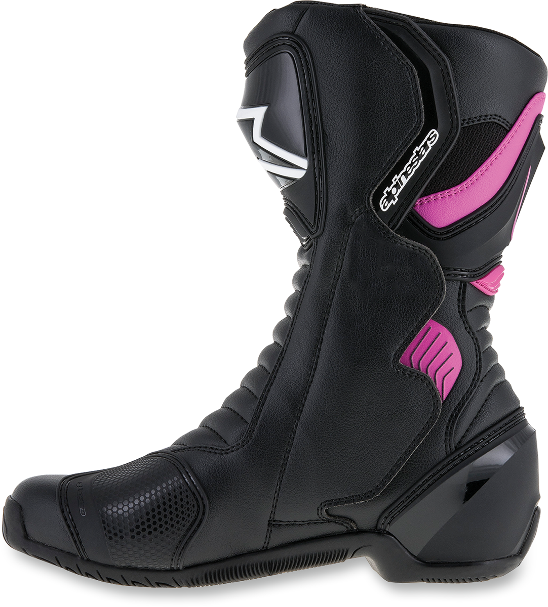 ALPINESTARS Women SMX-6 v2 Vented Boots - Black/Pink/White - US 7 / EU 38 2223117-1132-38