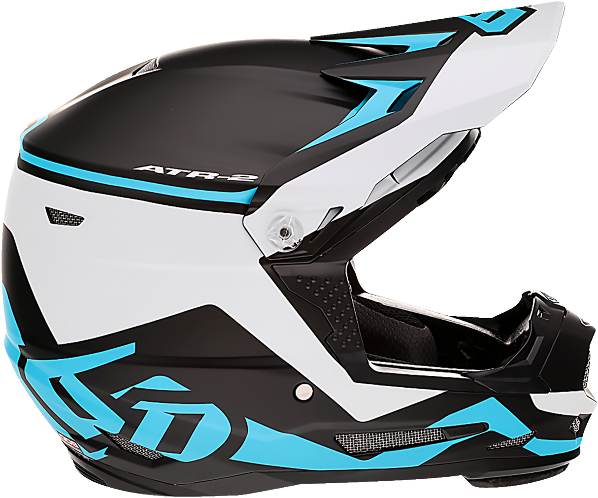 6D ATR-2Y Motorcycle Helmet - Drive - Cyan - Medium 11-6301