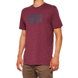 100% Icon T-Shirt - Maroon - Large 20000-00032