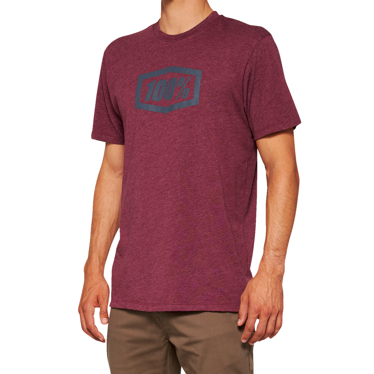 100% Icon T-Shirt - Maroon - XL 20000-00033