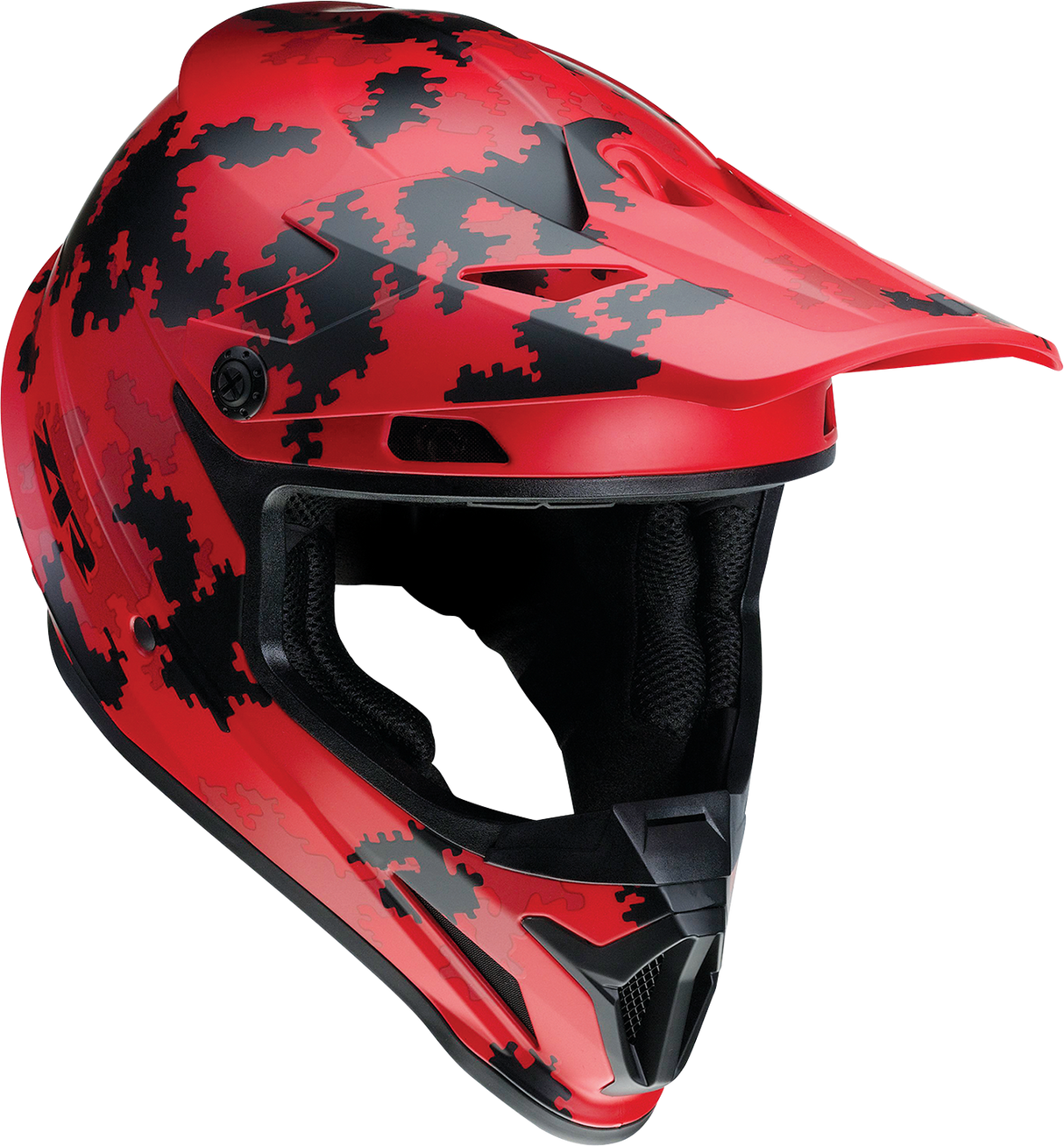 Z1R Rise Motorcycle Helmet - Digi Camo - Red - Small 0110-7281