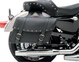 SADDLEMEN Highwayman Rivet Slant-Style Saddlebags - Jumbo X021-03-042