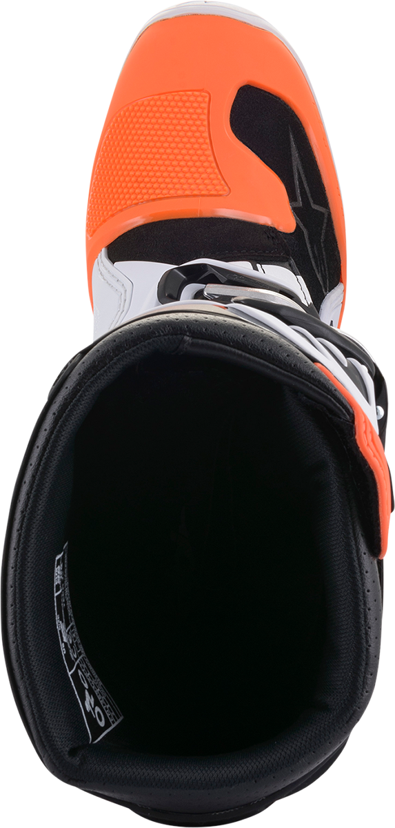 ALPINESTARS Youth Youth Tech 7S Boots - Black/Orange/White - US 5 2015017-1241-5