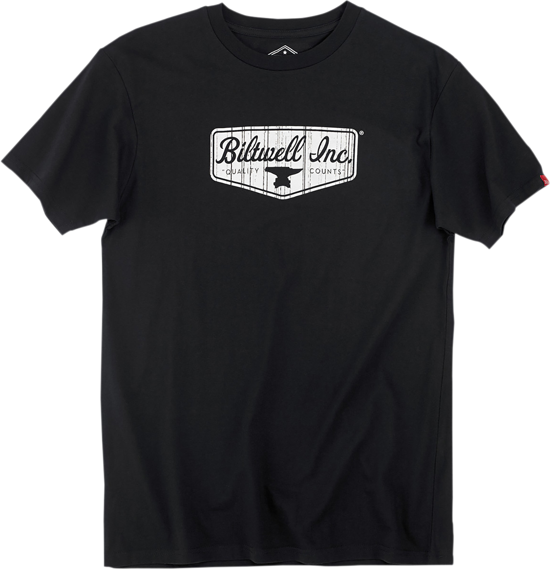 BILTWELL Shield T-Shirt - Black - Large 8101-001-004