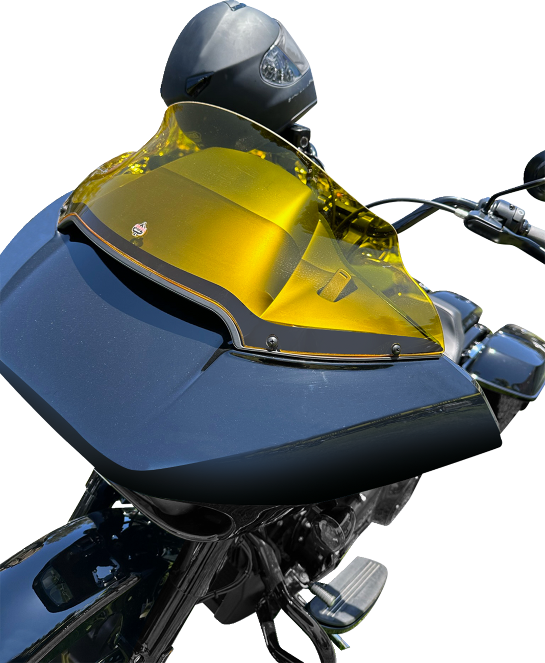 KLOCK WERKS Kolor Flare™ Sport Windshield - 9" - Yellow - FLTR KWW-01-0669