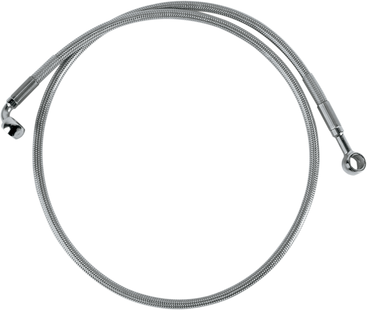 DRAG SPECIALTIES Brake Line - Front (Upper) - Stainless Steel 640310