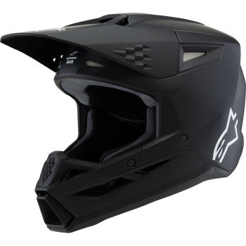 ALPINESTARS Youth SM3 Motorcycle Helmet - Solid - Matte Black - Small 8302225-110-YS