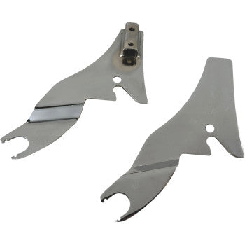 DRAG SPECIALTIES Quick Release Side Plates - Chrome X08-0021C